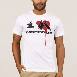 T-shirts eu AMO O TSHIRT dos TATUAGENS