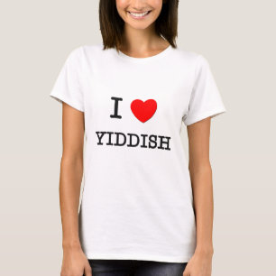 T-shirts Eu amo o Yiddish