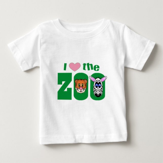 T-shirts Eu amo o ZOO (Frente)