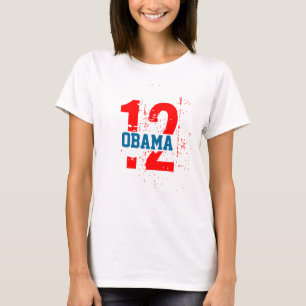 T-shirts Eu amo Obama 2012