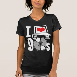 T-shirts Eu amo os anos 90