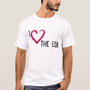 T-shirts Eu amo os EUA