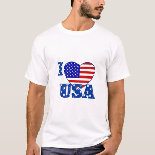 T-shirts Eu amo os EUA