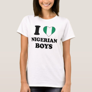 T-shirts Eu amo os Nigerian Boys