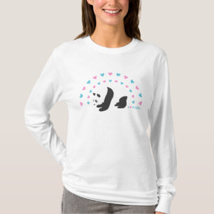 T-shirts Eu Amo Panda