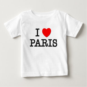 T-shirts Eu amo Paris