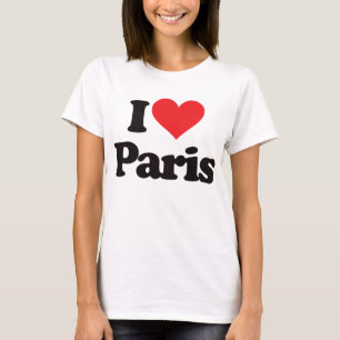 T-shirts Eu amo Paris