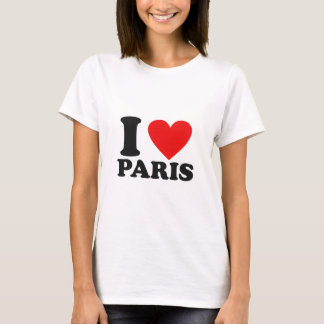 T-shirts Eu amo Paris