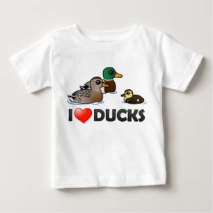 T-shirts Eu amo patos