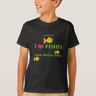 T-shirts Eu amo peixes…