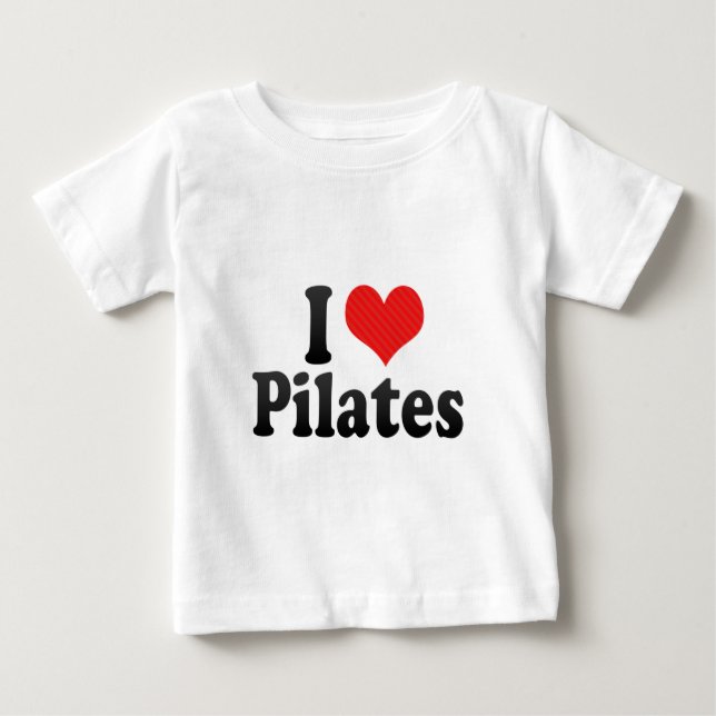 T-shirts Eu amo Pilates (Frente)