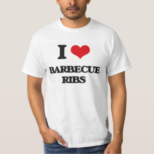 T-shirts Eu amo reforços do assado