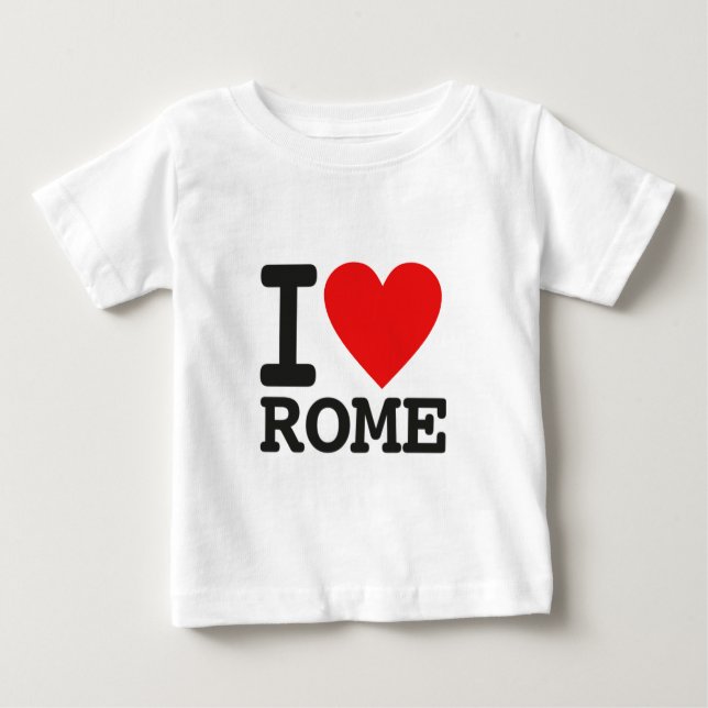 T-shirts Eu amo Roma (Frente)