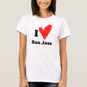 T-shirts Eu amo San Jose