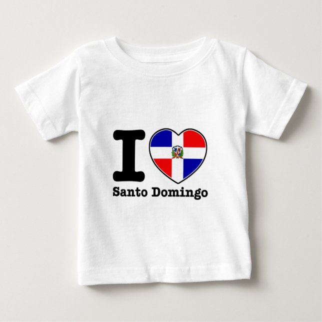 T-shirts Eu amo Santo Domingo (Frente)