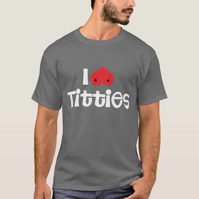 T-shirts Eu Amo Seios (Frente)