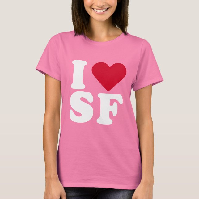 T-SHIRTS EU AMO SF (Frente)