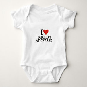 T-shirts Eu amo Shabbat em Chabad