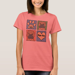 T-shirts Eu amo Shar-Peis