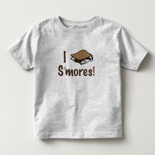 T-shirts Eu Amo S'mores T Shirt (Frente)