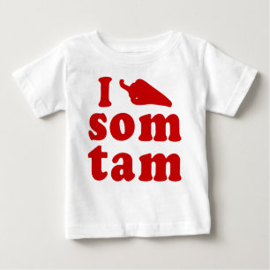 T-shirts Eu Amo Som Tam ☐ Comida Tailandesa Isaana