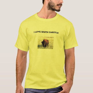 T-shirts Eu amo South Dakota!