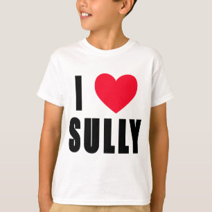 T-shirts Eu amo Sully o CORAÇÃO de I Sully