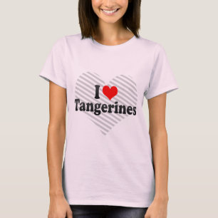 T-shirts Eu amo tangerinas