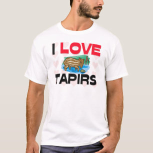T-shirts Eu amo Tapirs