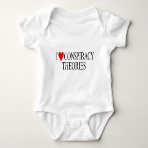 T-shirts Eu amo teorias de conspiração