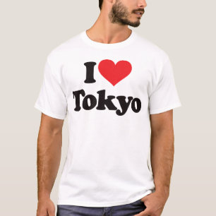 T-shirts Eu amo Tokyo