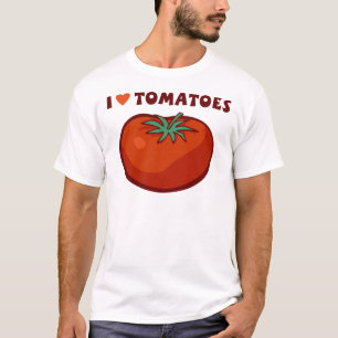 T-shirts Eu amo tomates