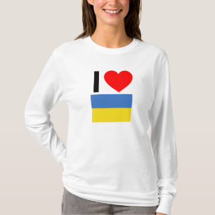 T-shirts eu amo Ucrânia