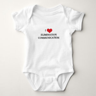 T-shirts Eu amo uma comunicação da eliminação