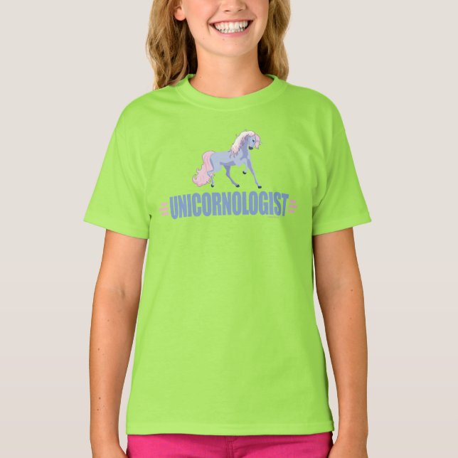T-shirts Eu Amo Unicórnios (Frente)