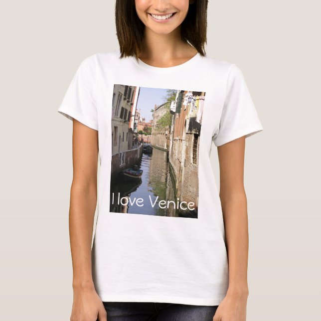 T-shirts Eu amo Veneza (Frente)
