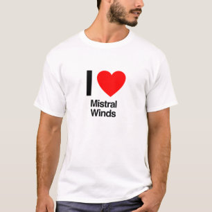T-shirts eu amo ventos do Mistral