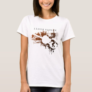 T-shirts Eu Amo Violin