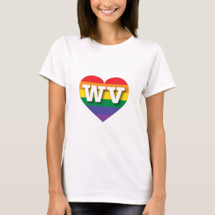 T-shirts Eu amo West Virginia Orgulho gay