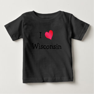 T-shirts Eu Amo Wisconsin