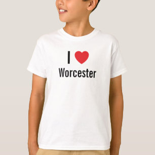 T-shirts Eu amo Worcester