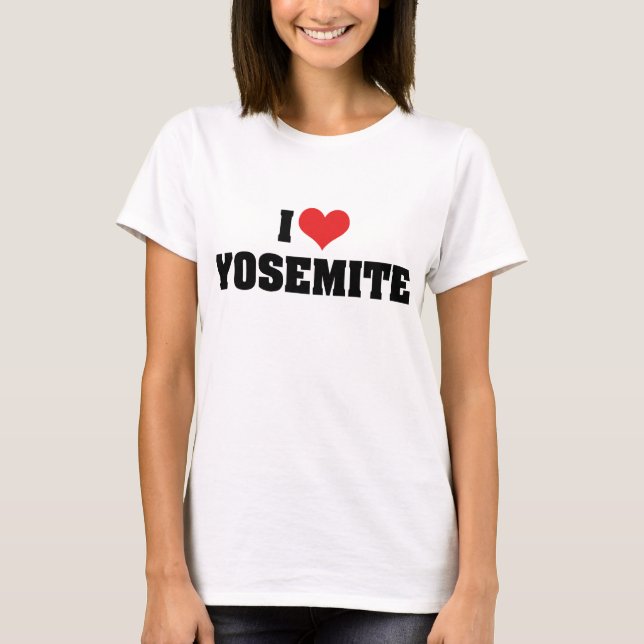 T-shirts Eu Amo Yosemite (Frente)
