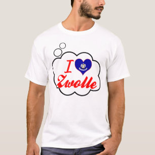 T-shirts Eu amo Zwolle, Louisiana