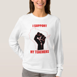T-shirts Eu apoio meus professores