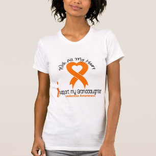 T-shirts Eu apoio minha leucemia da neta