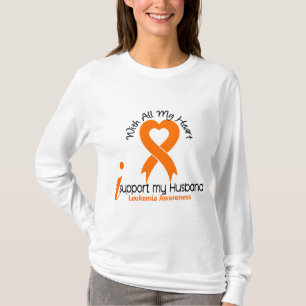 T-shirts Eu apoio minha leucemia do marido