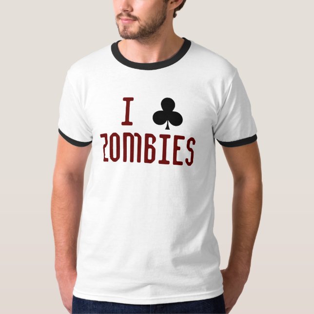 T-shirts Eu bato os zombis v1.1 (Frente)