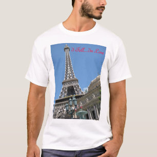 T-shirts "Eu caí torre Eiffel no amor", Las Vegas