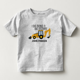 T-shirts Eu cavei sendo um grande irmão construtor NOME