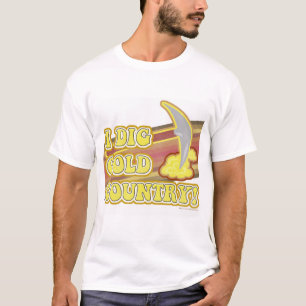 T-shirts Eu Cigo Dourado Slogan Da Califórnia